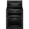 KitchenAid 30" KERS505 Black Freestanding Double Oven Electric Range