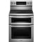 KitchenAid 30" KERS505 Stainless Steel Freestanding Double Oven Electric Range