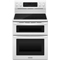 KitchenAid 30" KERS505 White Freestanding Double Oven Electric Range