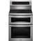 KitchenAid 30" Stainless Steel Freestanding Double Oven Electric Range