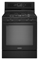 KitchenAid 30" Black Freestanding Gas Range