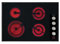 Miele 30" Black Ceran-Glass Electric Cooktop