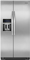 KitchenAid Monochromatic Stainless Steel Counter-Depth Side-By-Side Refrigerator