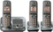 Panasonic Black Expandable Digital Cordless Answering Phone System