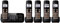 Panasonic Black Expandable Digital Cordless Answering System With 5 Handsets