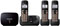 Panasonic Black Expandable Digital Cordless Answering System With 3 Handsets
