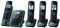 Panasonic Black Link-To-Cell Bluetooth Digital Cordless Phone System