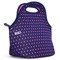 Built Navy And Magenta Mini Dot Gourmet Getaway Lunch Tote