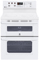 LG White Free Standing Electric Double Range