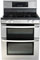 LG Stainless Steel Freestanding Double Oven Gas Range