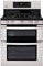 LG Stainless Steel Freestanding Double Oven Gas Range