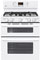 LG White Freestanding Double Oven Gas Range