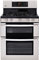 LG Stainless Steel Freestanding Double Oven Gas Range