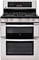 LG Stainless Steel Freestanding Double Oven Gas Range