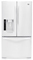 LG White Bottom-Freezer Refrigerator
