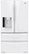 LG 24.7 Cu Ft 4 Door French Door White Refrigerator
