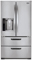 LG LMX25986ST 24.7 Cu Ft Stainless Steel Bottom Freezer Refrigerator