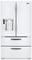 LG LMX25986SW 24.7 Cu Ft White Bottom Freezer Refrigerator