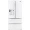 LG LMX25988 White Bottom Freezer Refrigerator