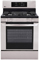 LG 5.4 Cu Ft Stainless Steel Gas Single Oven Range