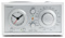 Tivoli Model Three Clock Radio In Silver And White