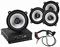 Bazooka Harley Davidson 4-Channel Motorcycle Audio Kit