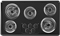 Maytag 36" Black Electric Cooktop