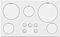 Maytag 36" White Electric Cooktop