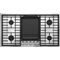 Maytag 36" Stainless Steel Gas Cooktop