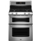 Maytag Gemini Stainless Steel Double Oven Freestanding Gas Range