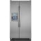Maytag MSD2553WEM Monochromatic Stainless Steel Side-By-Side Refrigerator