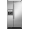 Maytag MSF25C2EX Monochromatic Stainless Steel Side-By-Side Refrigerator