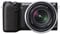 Sony Alpha 16.1 Megapixel Black Compact Interchangeable Lens Digital Camera With SEL 1855 Lens