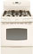 GE Profile 30" Bisque Free-Standing Gas Range