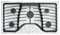 GE Profile 36" White Built-In Gas Cooktop