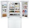 GE Profile White Counter Depth French Door Refrigerator