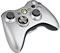 Microsoft Xbox 360 Silver Wireless Controller With Play And Charge Kit