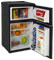 Avanti Black Two Door Counterhigh Refrigerator