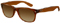 Ray-Ban RB2132 Wayfarer Light Brown Unisex Sunglasses
