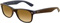 Rayban RB2132 New Wayfarer Brown On Blue Rubber Sunglasses