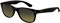 Ray-Ban New Wayfarer Black Polarized Unisex Sunglasses