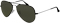Ray-Ban Aviator Large Polarized Black Metal Unisex Sunglasses