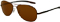 Ray-Ban Tech RB8301 Dark Brown Polarized Aviator Unisex Sunglasses