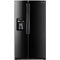 Samsung RS261 Black Side-By-Side Refrigerator