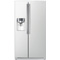 Samsung RS265 White Side-By-Side Refrigerator