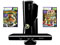 Microsoft Xbox 360 Slim 4GB Kinect Holiday Bundle Video Game System