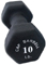 Cap Barbell Neoprene Black 10 Lb Dumbbell