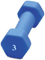 Cap Barbell Neoprene Light Blue 3 Lb Dumbbell