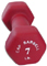 Cap Barbell Neoprene Maroon 7 Lb Dumbbell