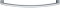 Bosch Dishwasher Handle In Flat Matte Stainless Steel Finish